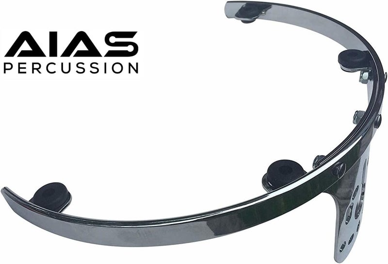AIAS Tom Hoop Suspension Mount 10 Inch 6 Lug Chrome Plated Drum Mounting Isolation System - Image 2